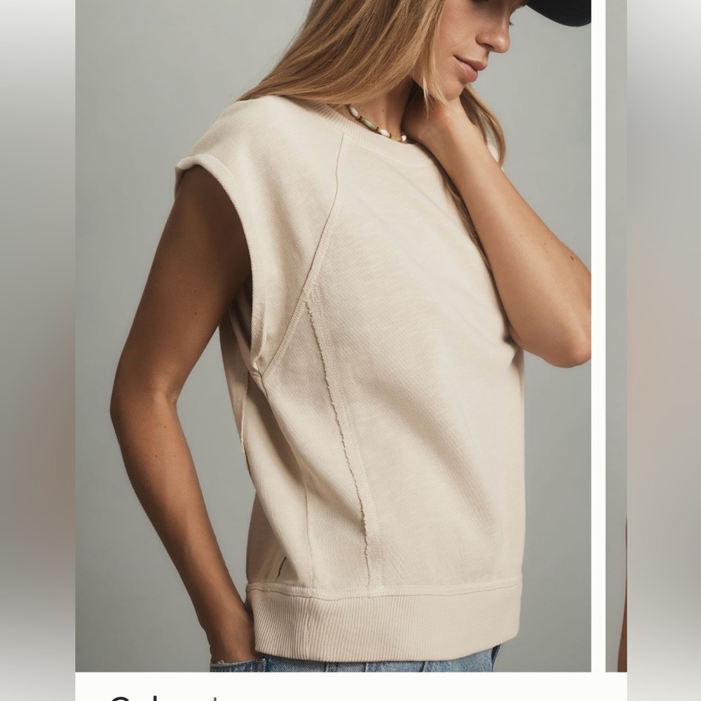 NWOT Pilcro Anthropologie Muscle Shirt XS